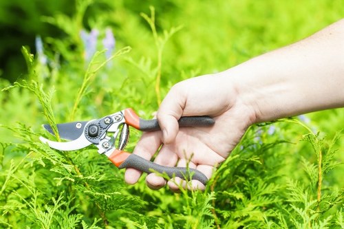 Materials and finishes commonly used in hard landscaping projects around Sudbury